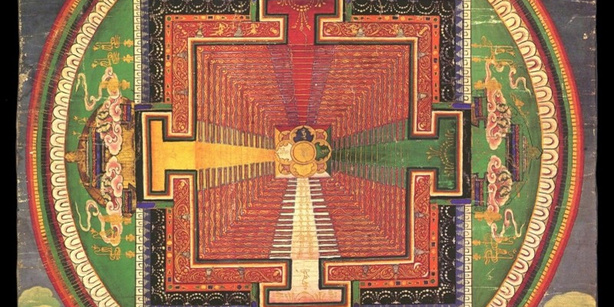 Maṇḍala of the Bka’ gdams thig le bcu drug 
